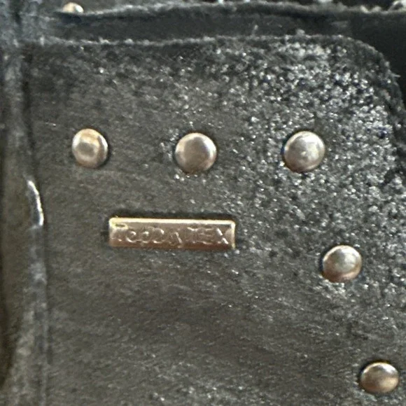 ROMIKA Black Daisy 01 Waterproof Suede/Leather Block Heel Booties Size 8.5 NEW - Picture 4 of 10